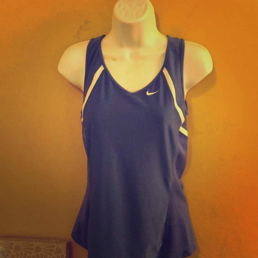 Blue V Neck